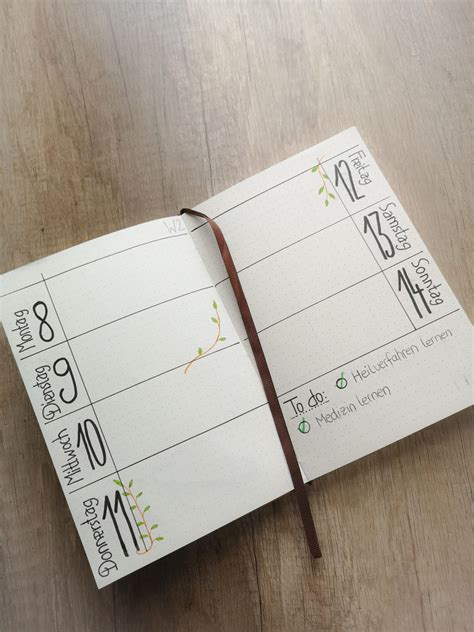 Bullet Journal Januar Wochenübersichten ideen kiste diys Webseite