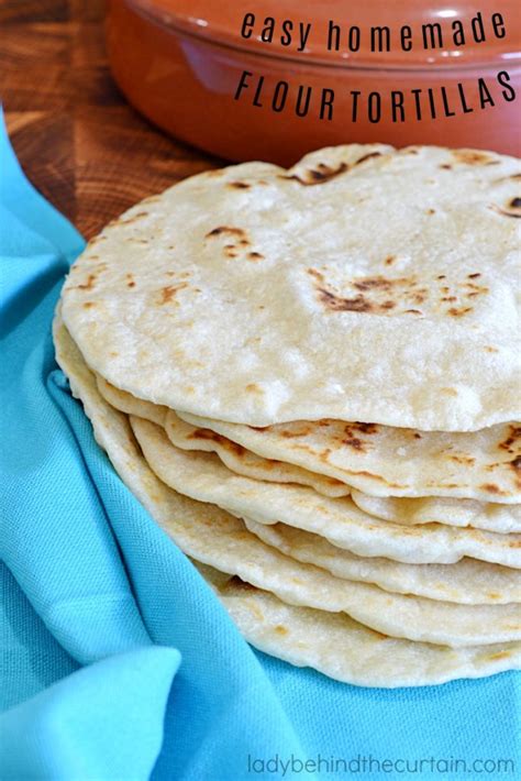 Easy Homemade Flour Tortillas