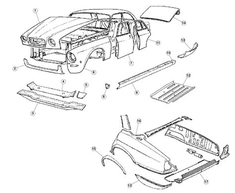 Body Panels Xj6 And Xj12 Moss Motors