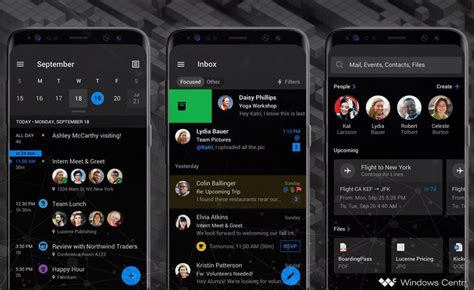 Ciemny Motyw W Mobilnym Outlook Na Wyciek Ych Renderach