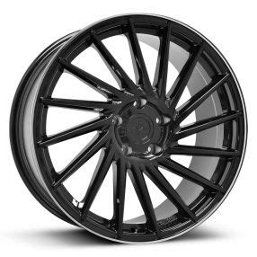 Rimstyle Keskin Tuning Kt Hurricane Gloss Black With Polished Rim