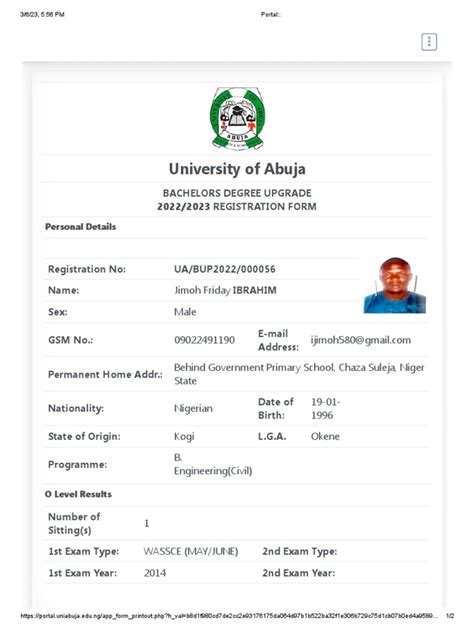 Jimoh Bdu Application Form Pdf