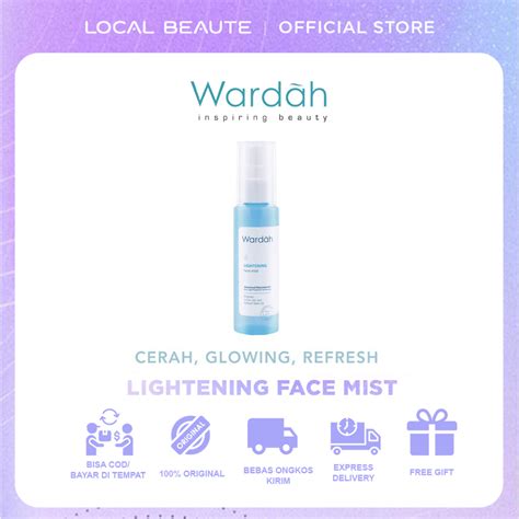 Jual Local Beaute Wardah Lightening Face Mist 60 Ml Shopee Indonesia