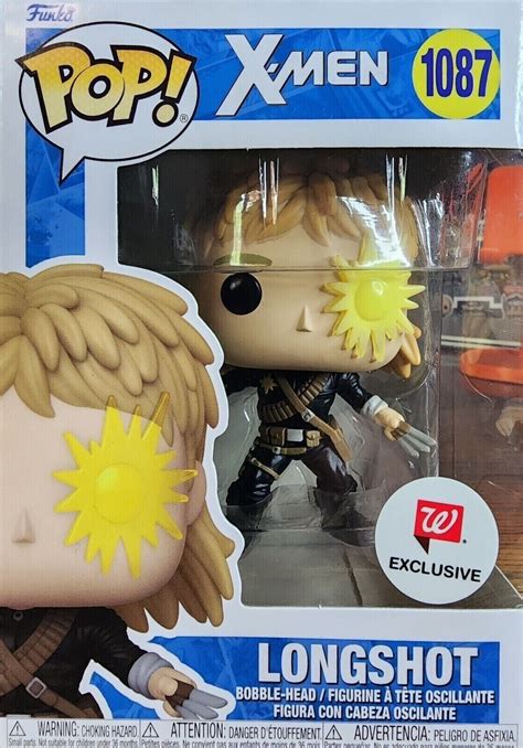 BRAND NEW Funko POP X Men Longshot 1087 Walgreens Exclusive BRAND