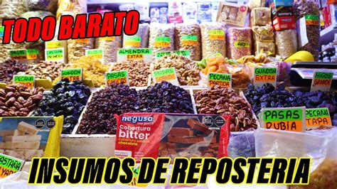 Insumos De Reposteria Del Centro De Lima Youtube