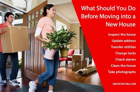 What Should I Do Before Moving Into A New House