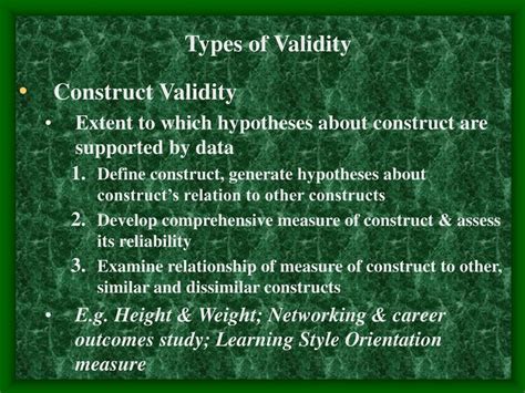 Ppt Types Of Validity Powerpoint Presentation Free Download Id630800