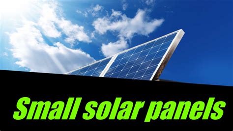 Small solar panels - TheSolarSaving.com