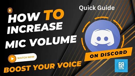 Boost Your Voice How To Increase Mic Volume On Discord Quick Guide