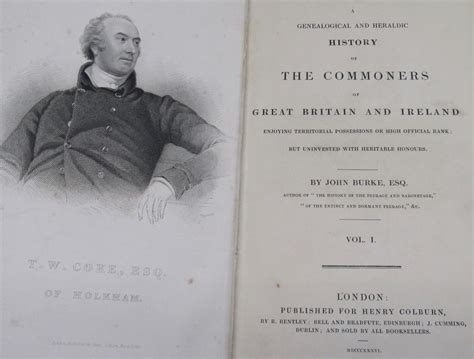 A Genealogical And Heraldic History Of The Commoners Of Great Britain