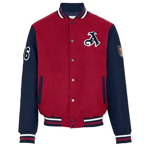 Arsenal Retro Crest Varsity Jacket Varsity Jacket Junior Shirts Jackets