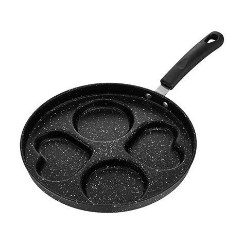 Pdqouc Clearance Egg Frying Pan 4 Cup Egg Pan Nonstick Fried Egg Pan Skillet For Breakfast