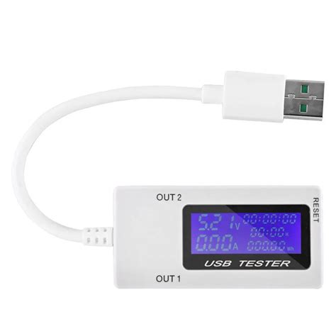 Mini Dual Usb Current Voltage Tester Usb Ammeter Charging Tester