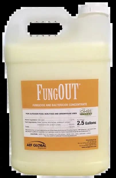 Fungout Organic Citric Acid Fungicide Bactericide 2 5 Pounds Militello Farm Supply Inc