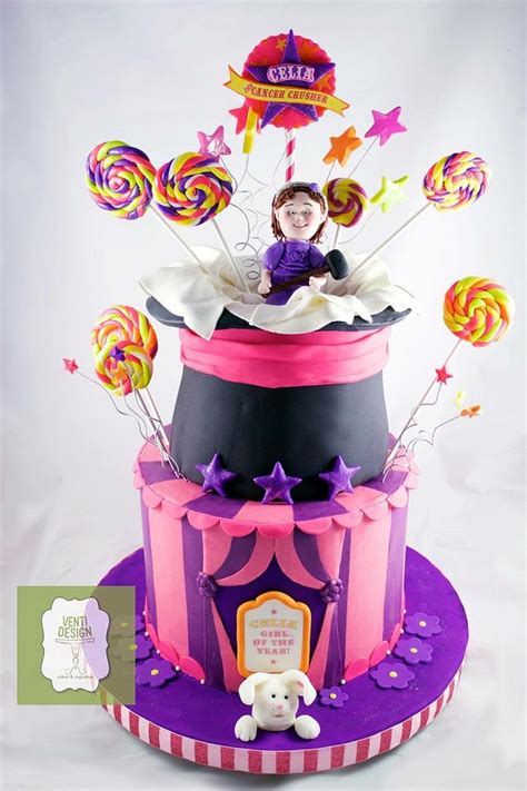 Celia The Cancer Crusher Decorated Cake By Ventidesign CakesDecor