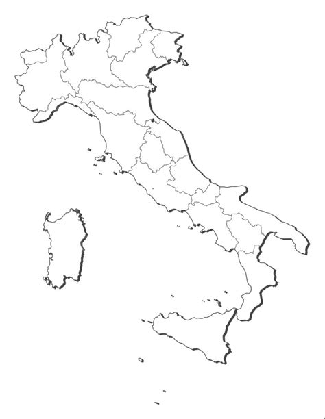 Fondo Mapa De Italia Mapa Politico De Italia Con Las Distintas Regiones