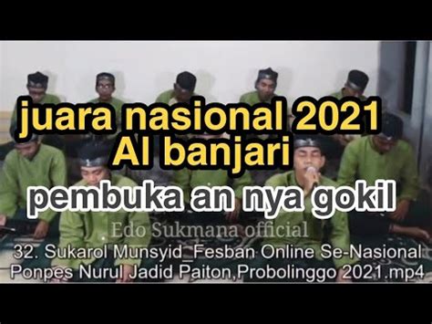 Sukarol Munsyid Juara Terbaik Fesban Online Merdu Youtube