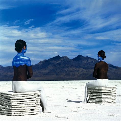 Painted Human Bodies In Landscapes Bourdier Photography Art