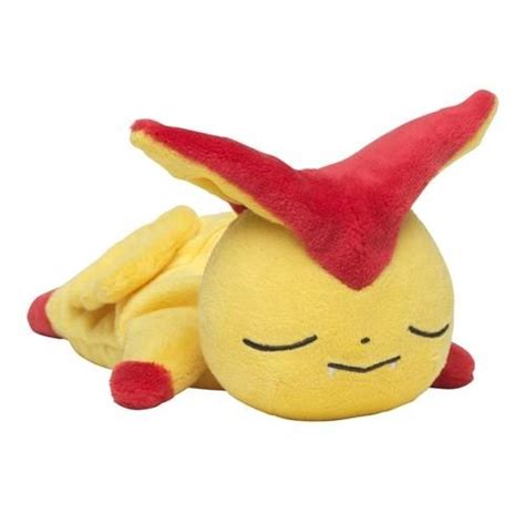 Pokemon Center Original Victini Sleeping Ver Kuttari Cutie Plush