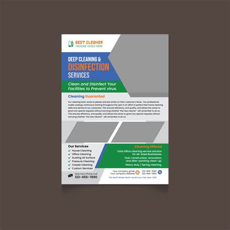 Flyer Design Template 21126944 Vector Art at Vecteezy