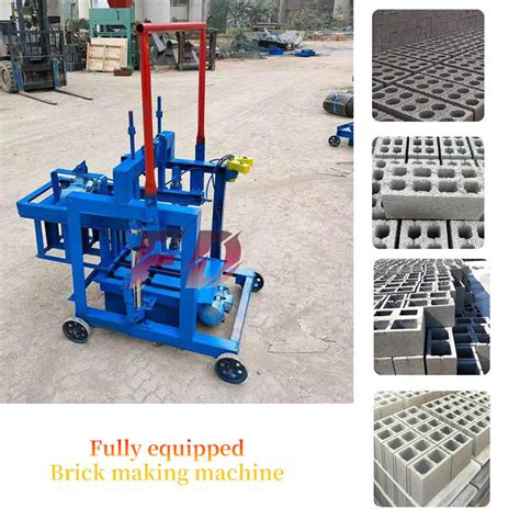 Small Hollow Unburned Brick Machine Automatic Block Fly Ash Brick Press