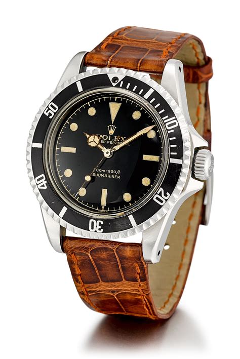 ROLEX SUBMARINER REFERENCE 5512 A STAINLESS STEEL WRISTWATCH WITH