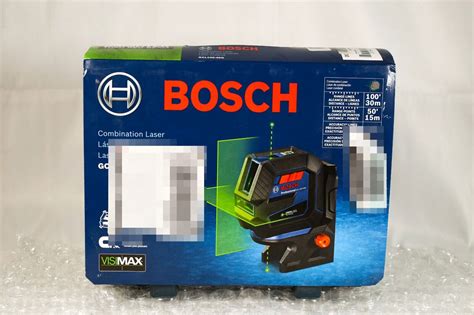 Bosch Self Leveling Cross Line Laser With Plumb Points Green Beam