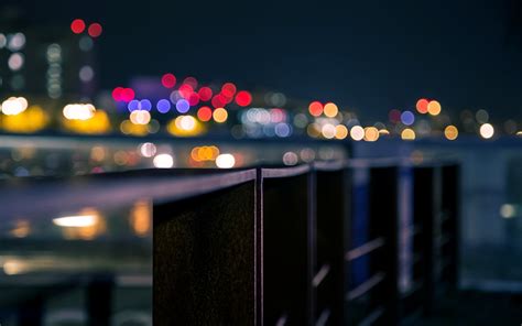 Fantastic City Blur Lights Night Wallpaper Travel And World