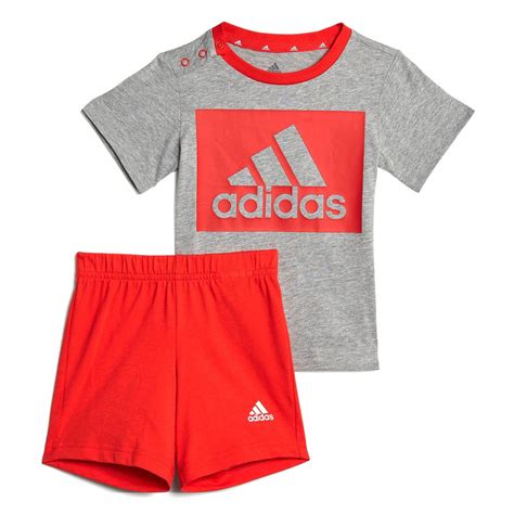 adidas Sportswear Essentials Tee And Set Set Grey | Dressinn