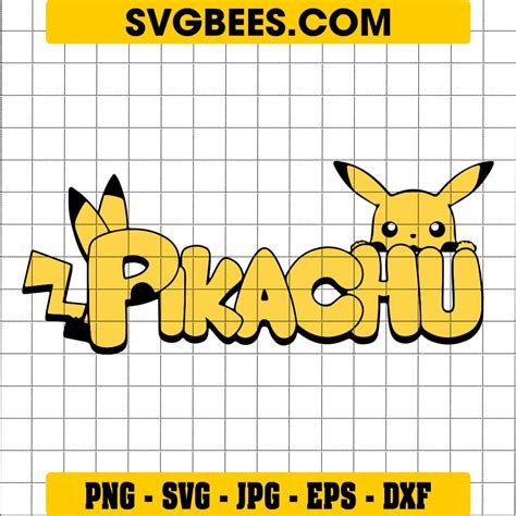 Pokemon Pikachu Svg Pokemon Svg Anime Svg Svgbees