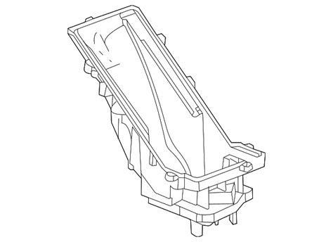 84689021 Heater And Air Conditioning Evaporator And Blower Lower Case