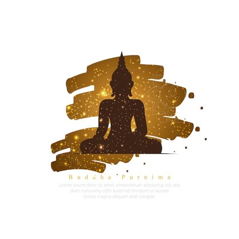 Ilustraci N Abstracta De Fondo De Buda Purnima Vector Premium