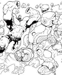 Relive The Marvel Of The Hulkbuster With These Coloring Pages Printable