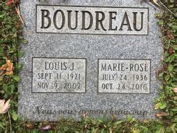 Louis J Boudreau Find A Grave Memorial