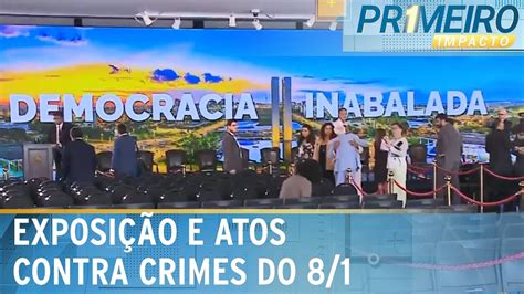 Democracia Inabalada exposição mostra obras vandalizadas por golpistas