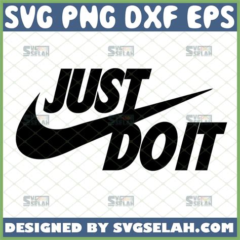 Nike Logo Just Do It Parody SVG PNG JPG Just Do It Tomorrow Just Do It ...