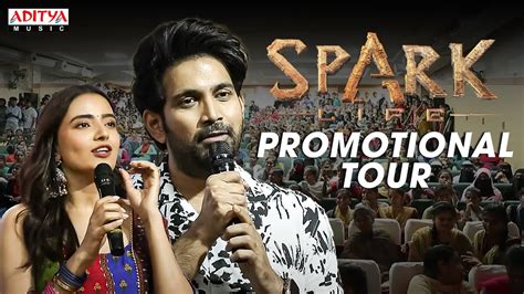 SPARK Promotional Tour Vikranth Rukshar Dhillon Hesham Abdul