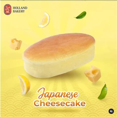 Jual Japanese Cheese Cake Holland Bakery Shopee Indonesia