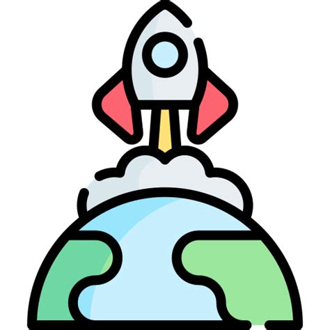 Spaceship Special Lineal Color Icon