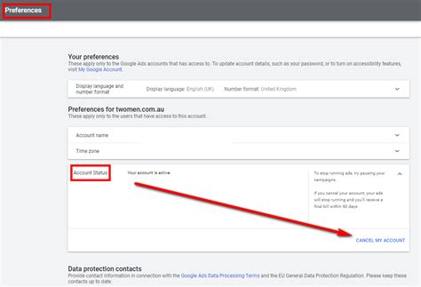 How To Delete Google Ads Account