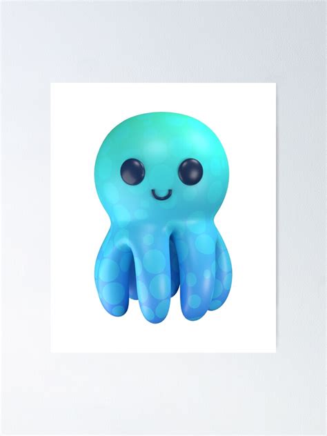 Cute Dumbo Octopus Poster For Sale By Corneliusdesign Redbubble