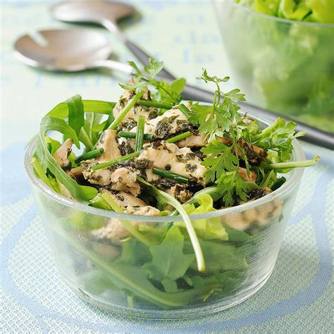 Recette Salade De Roquette Au Blanc De Poulet Cuisine Madame Figaro