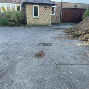 Resin Bound Driveway With Cobble Setts Edging In Tunbridge Wells Jd