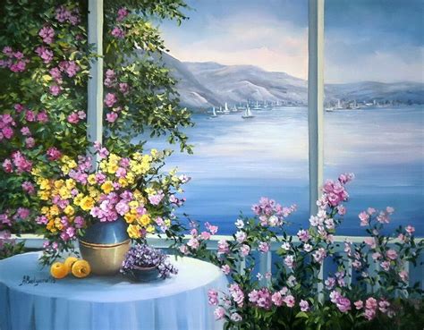 O Mare De Flori Tablouri De Suflet Si Vis Landscape Paintings Art