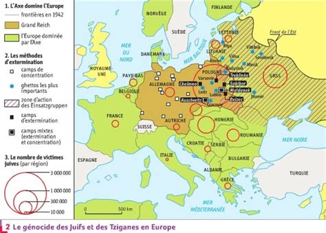 Carte Des Camps De Concentration Et Des Camps D Extermination Dans Le