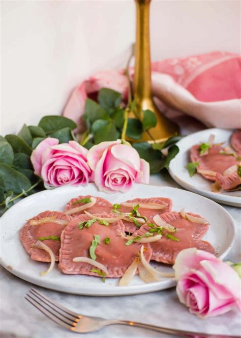 Heart Shaped Goat Cheese Ravioli Recipe Beet And Goat Cheese Food