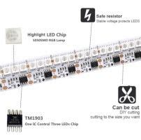 Controlador Controle Central Fita Led Digital Ws Ws Aristene