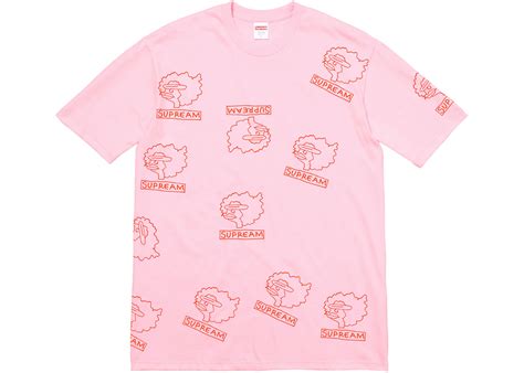 Supreme Gonz Heads Tee Light Pink Men S Fw17 Us