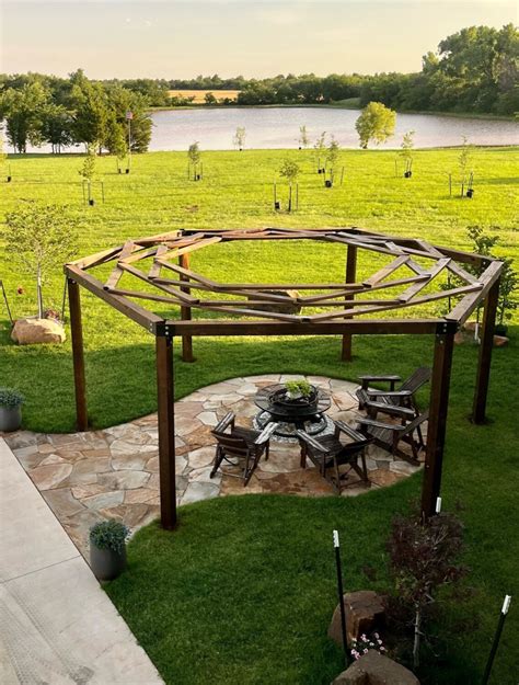 Posthugger Pc X Hexagon Pergola Bracket Set For X Etsy