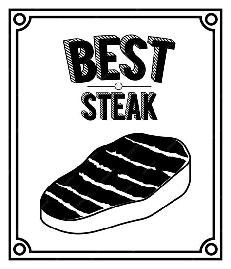 Premium Vector Steak House Concept With Meat Design